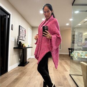 Free People Pink Women's Cardigan Oversized Medium